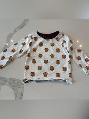 Mud Pie Turkey 🦃 Sweatshirt - 9-12mo